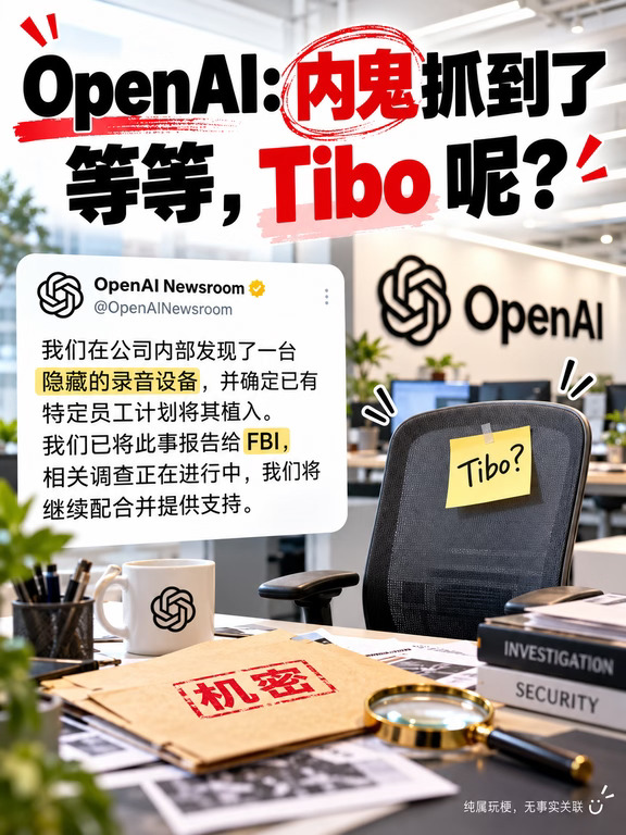 OpenAI抓内鬼，Tibo 的 Day10 还没动静？