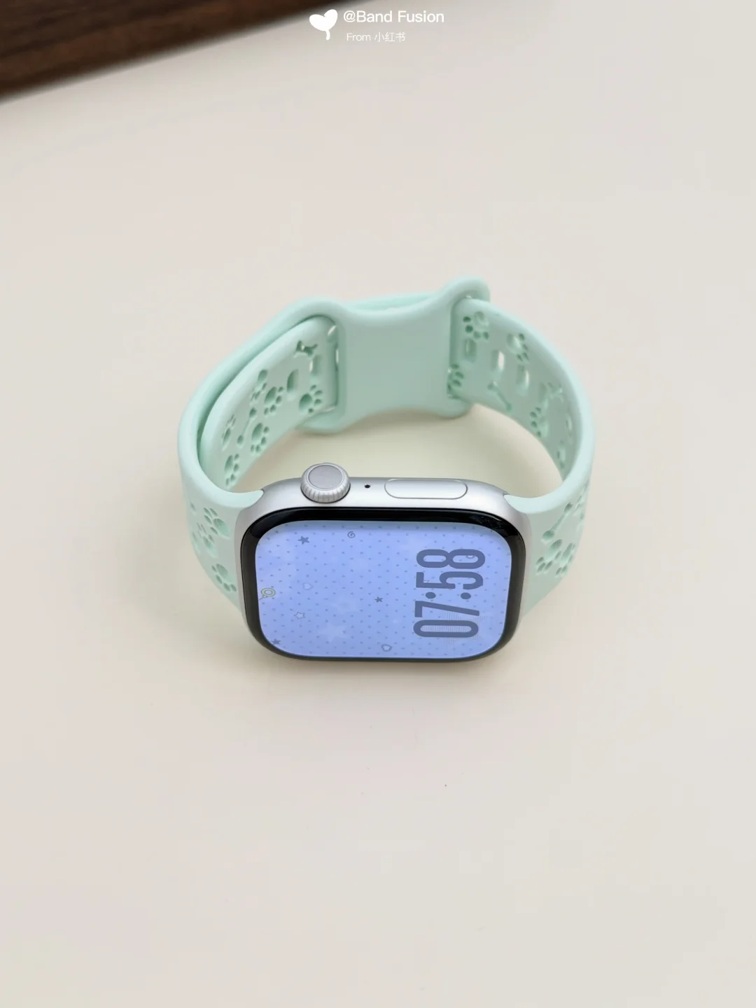 iwatch薄荷绿的治愈感！