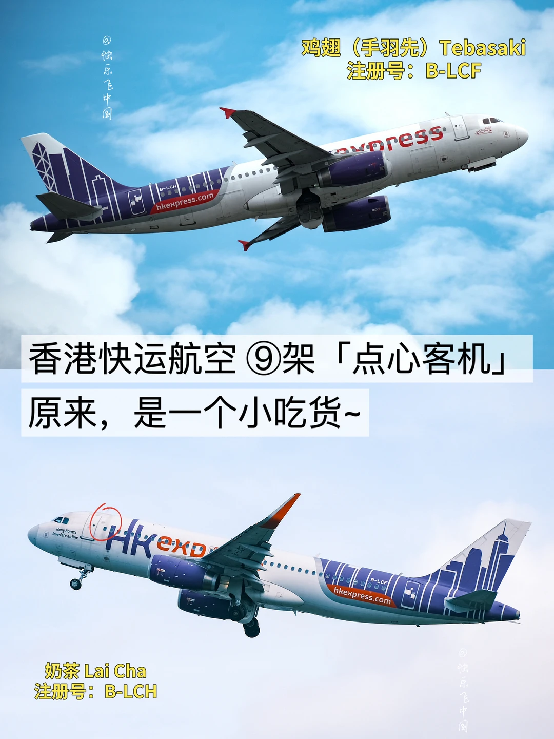 香港快运航空 ⑨架「点心客机」，是一个小吃货~