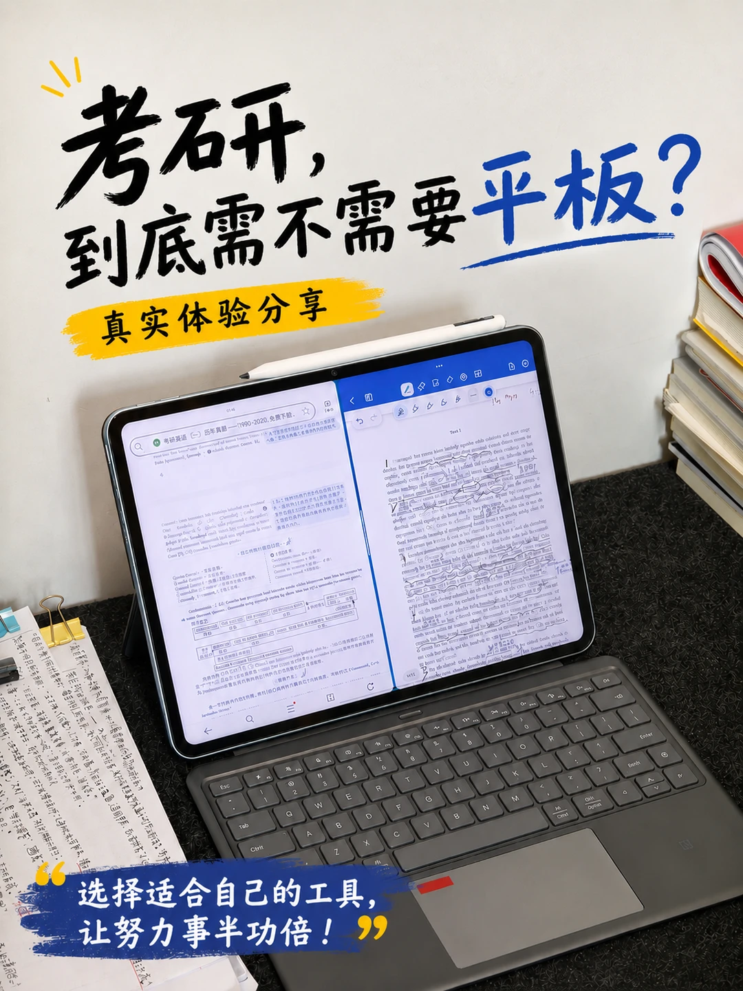 🎓考研，到底需不需要平板？