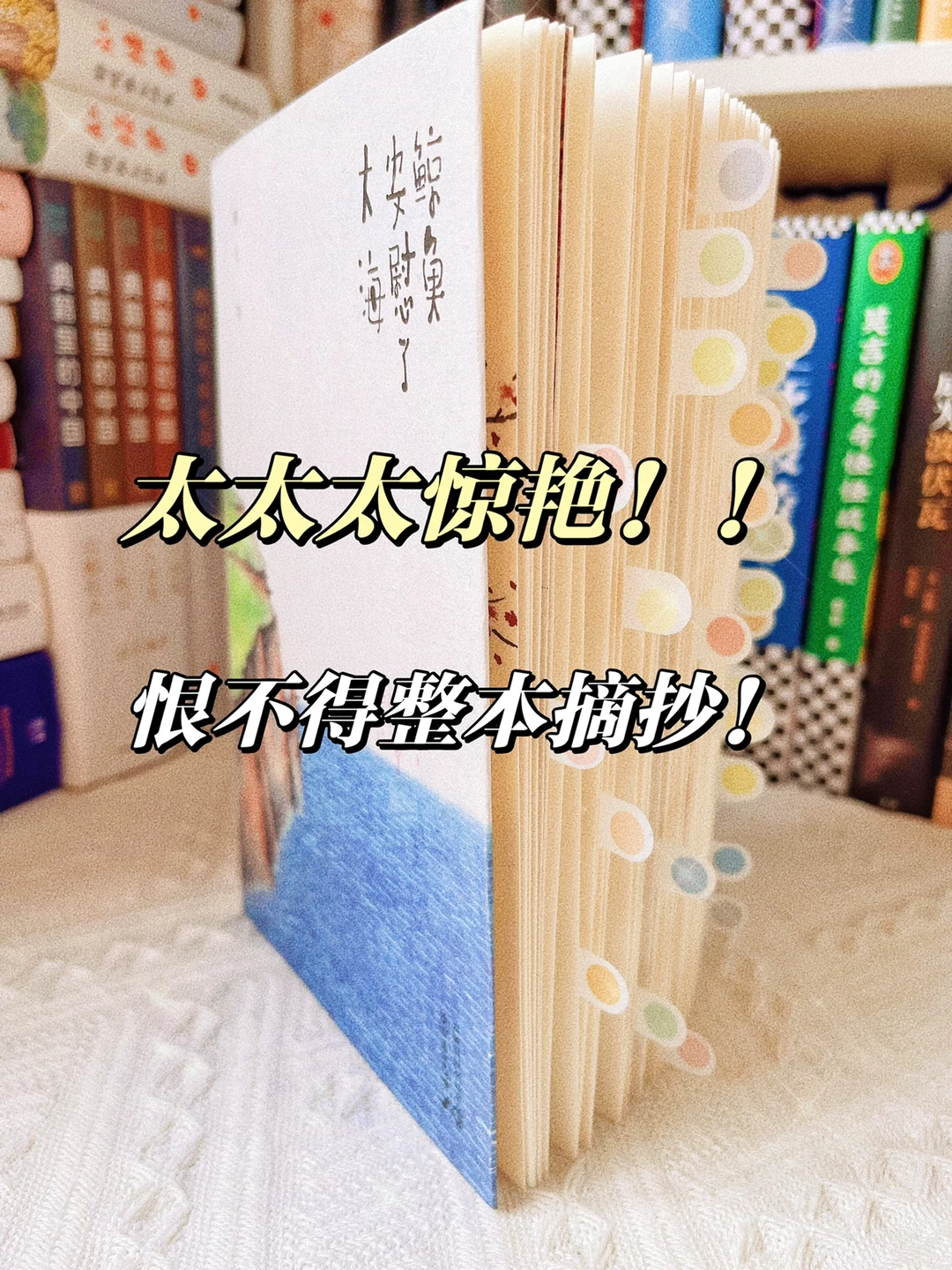 一见钟情‼️这本诗集美到让我心碎💔