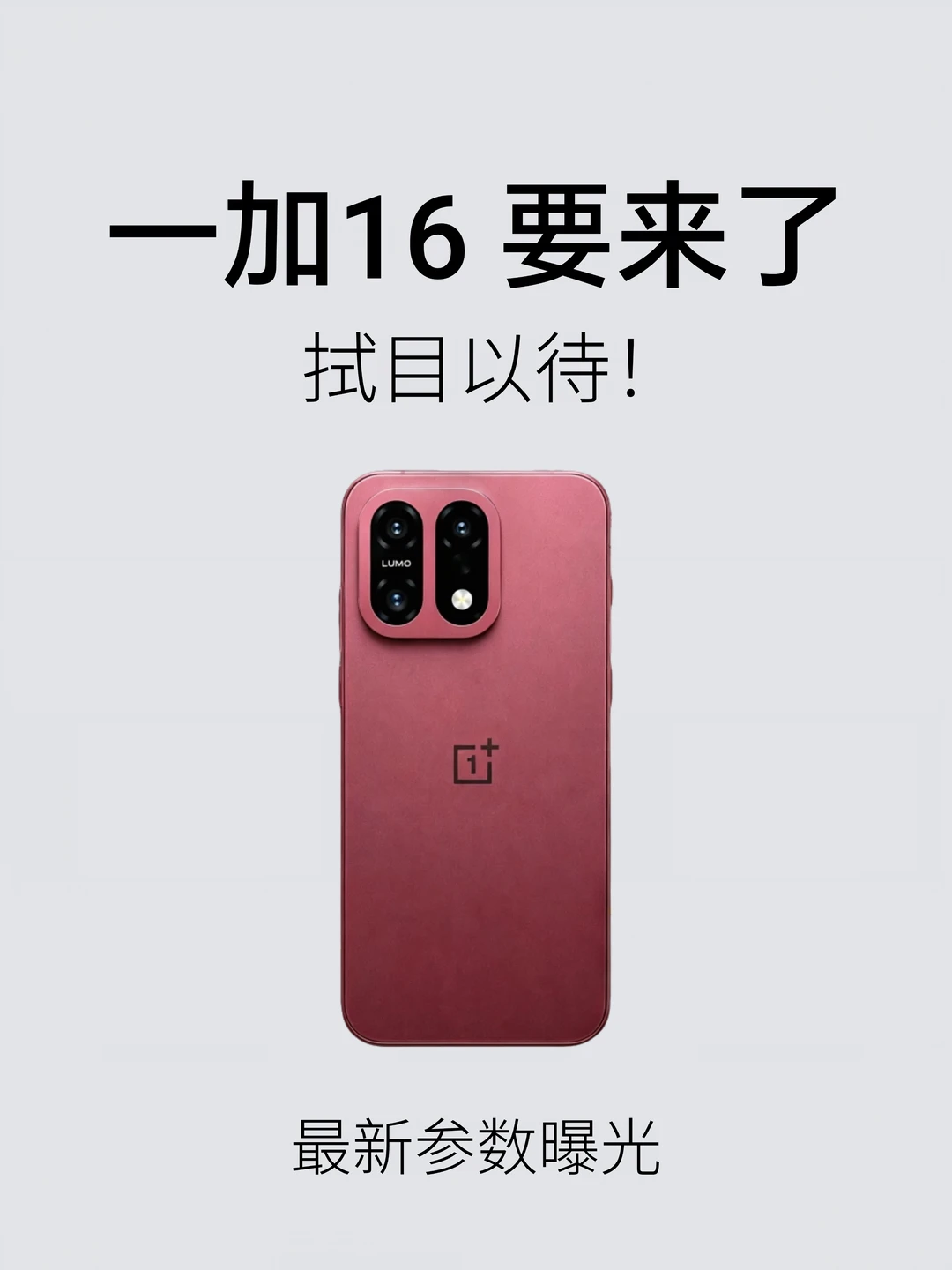 一加16要来了！