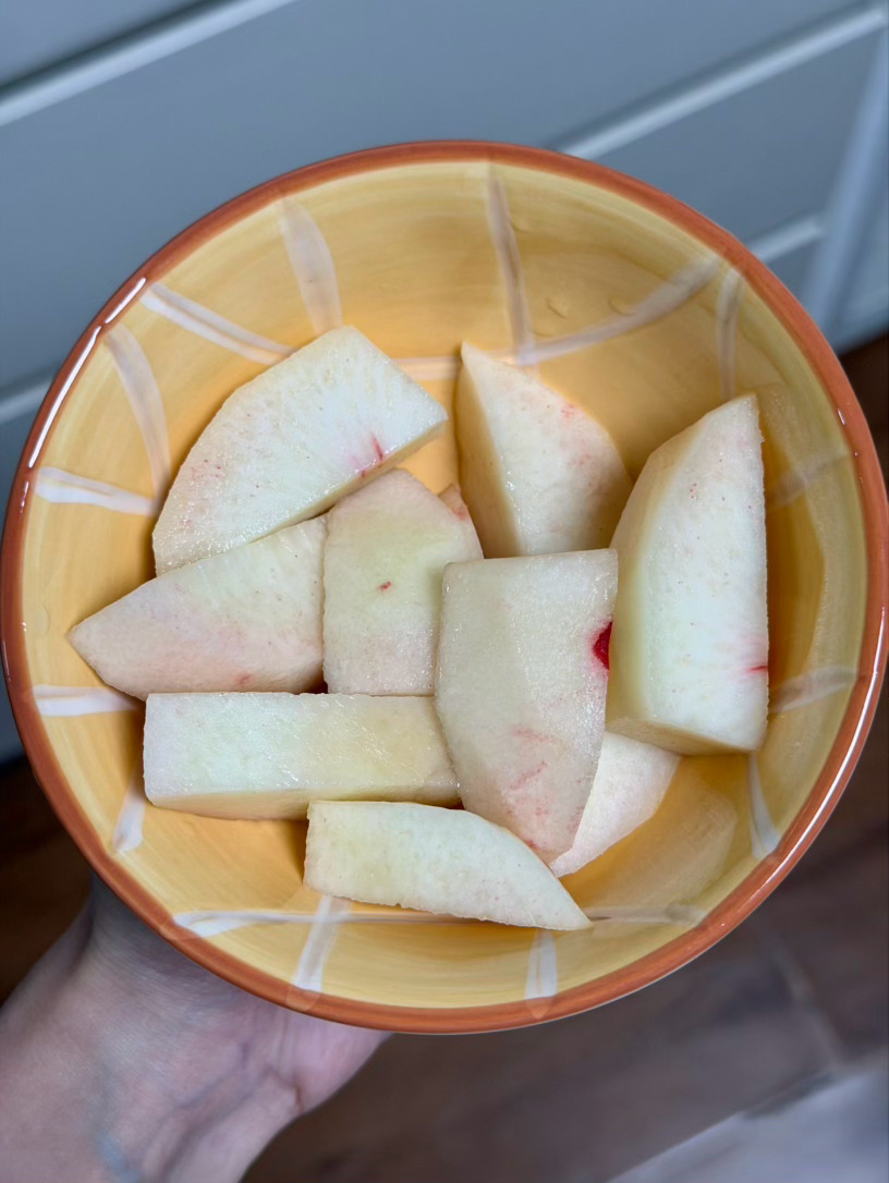 爱吃毛桃！但不爱吃皮～ ​​​