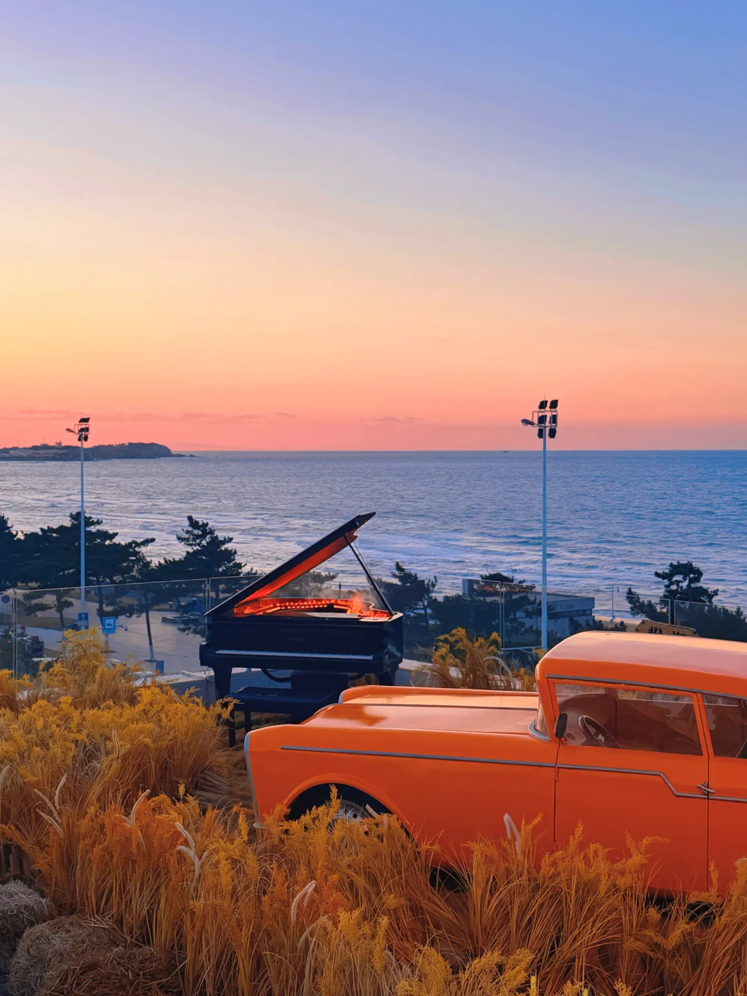 不是国外，就在威海！日落时分的人生照片！