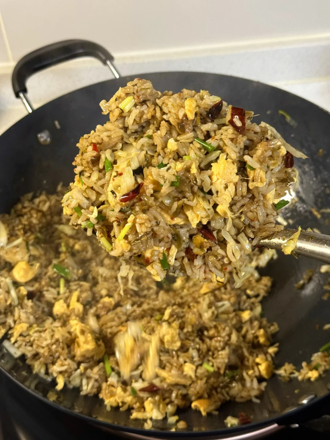 雪菜炒饭教程简单好吃