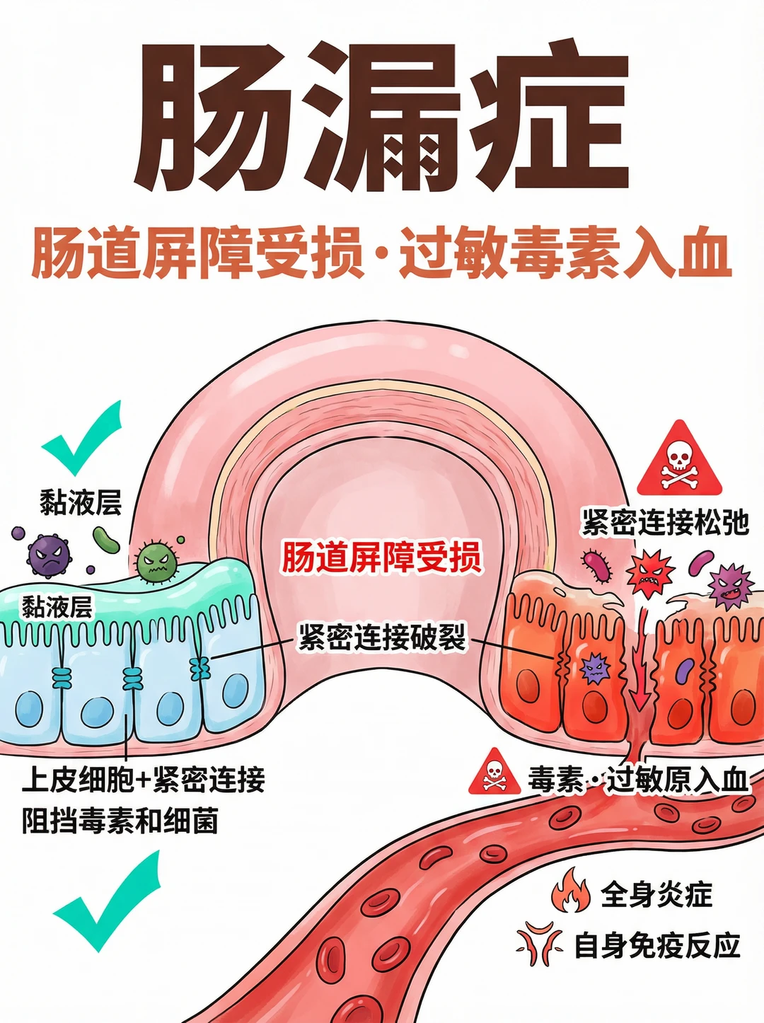 ⚠️身体炎症的“祸首”—肠漏症