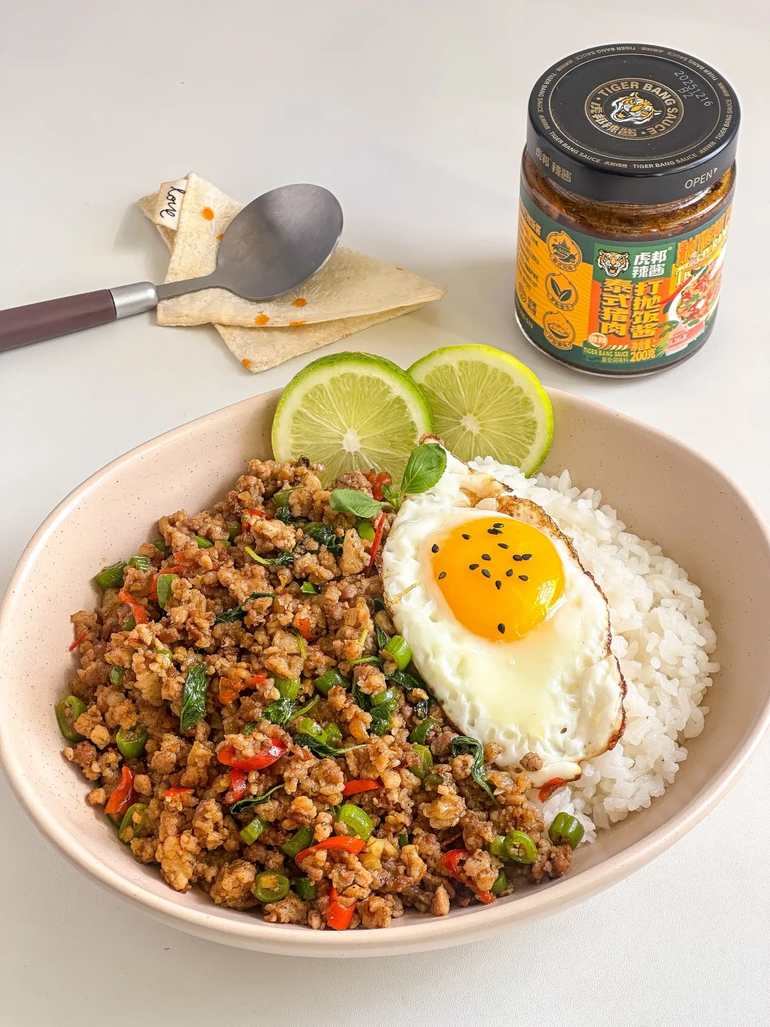 巨香巨好吃‼️10分钟get泰式打抛饭🌴