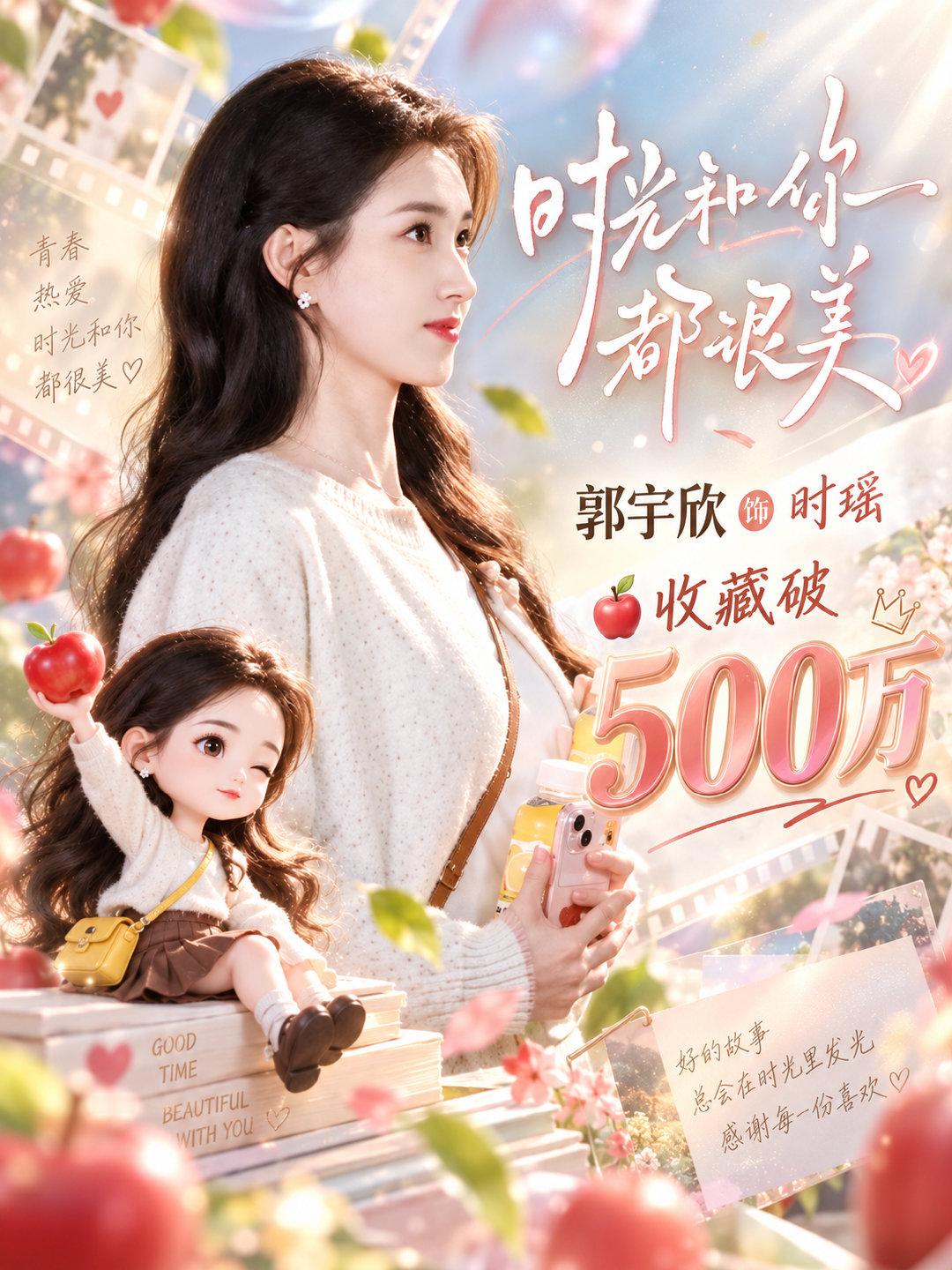 #郭宇欣[超话]##向全世界安利郭宇欣# 

看了冰冰的帖才知道求索的海报是3D 的，我也想试一下，做一个，没有成功，但是觉得还是挺可爱的，我们小时瑶高举红苹果。原图在右 ​