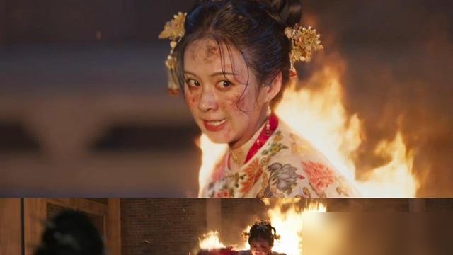 郑合惠子是真敢演，火场里那张脸，扭曲到没人认得出这是当年那个甜妹。
《兰香如故》大结局，杜翠雀站在火海里笑，头发烧焦贴在脸上，眼神里全是绝路。她没护着形象，没找角度，就那么豁出去把自己撕碎了演。
别人演反派怕丑，她演反派怕不够狠。从“白切黑”到火场赴死，这姑娘压根没给自己留退路。
前脚刚因“不