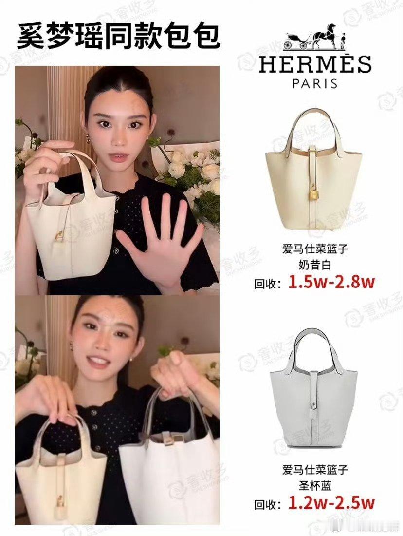 奚梦瑶给女儿买了可爱版菜篮子 以为是哄女儿开心的玩偶原来是爱马仕 ​