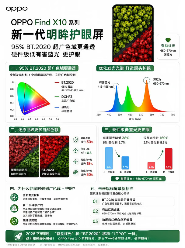 重新定义旗舰屏幕标准！OPPO Find X10太狠