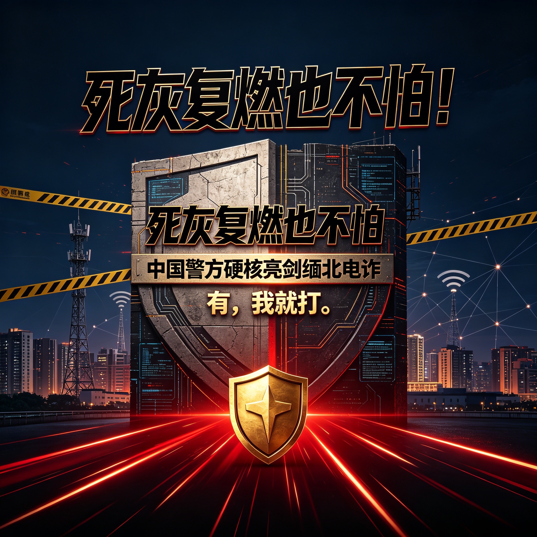 “死灰复燃也不怕！”中国警方硬核亮剑缅北电诈

“有，我就打。”近日，央视纪录片《缅北电诈覆灭纪实》播出后，公安部刑侦局相关负责人这句掷地有声的表态刷屏网络。面对缅北电诈势力死灰复燃的态势，中国警方没有回避，而是以雷霆之势再次亮剑。

尽管果敢“四大家族”已被连根铲除，但部分诈骗团伙迅速“换壳跑路”