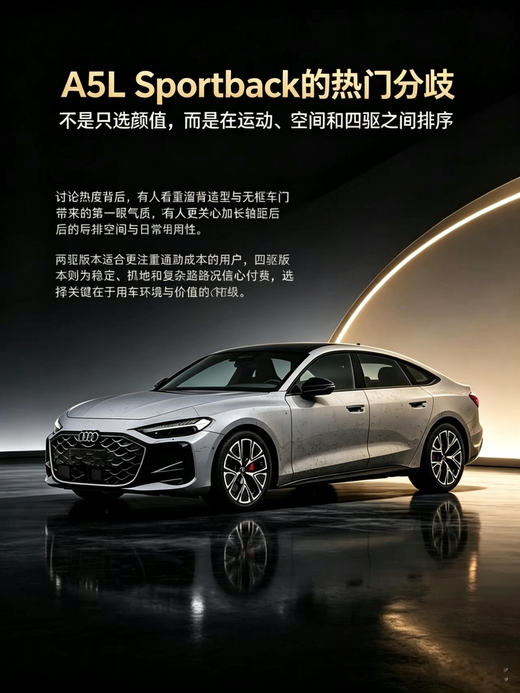 奥迪A5L Sportback选车分歧点