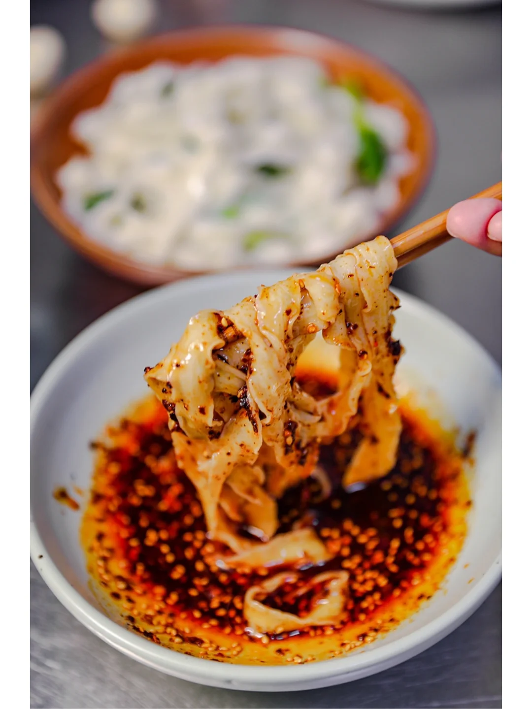 坚持做1000种面不重样（166）蒜蘸面