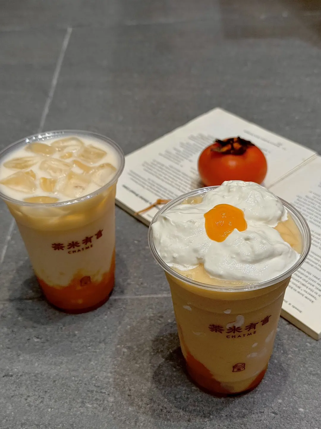 来沪必喝！茶米言柿子新品太绝✨