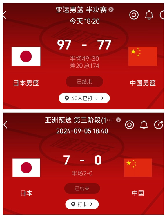 ⚽🏀这两战！谁更尴尬一些😤🥵