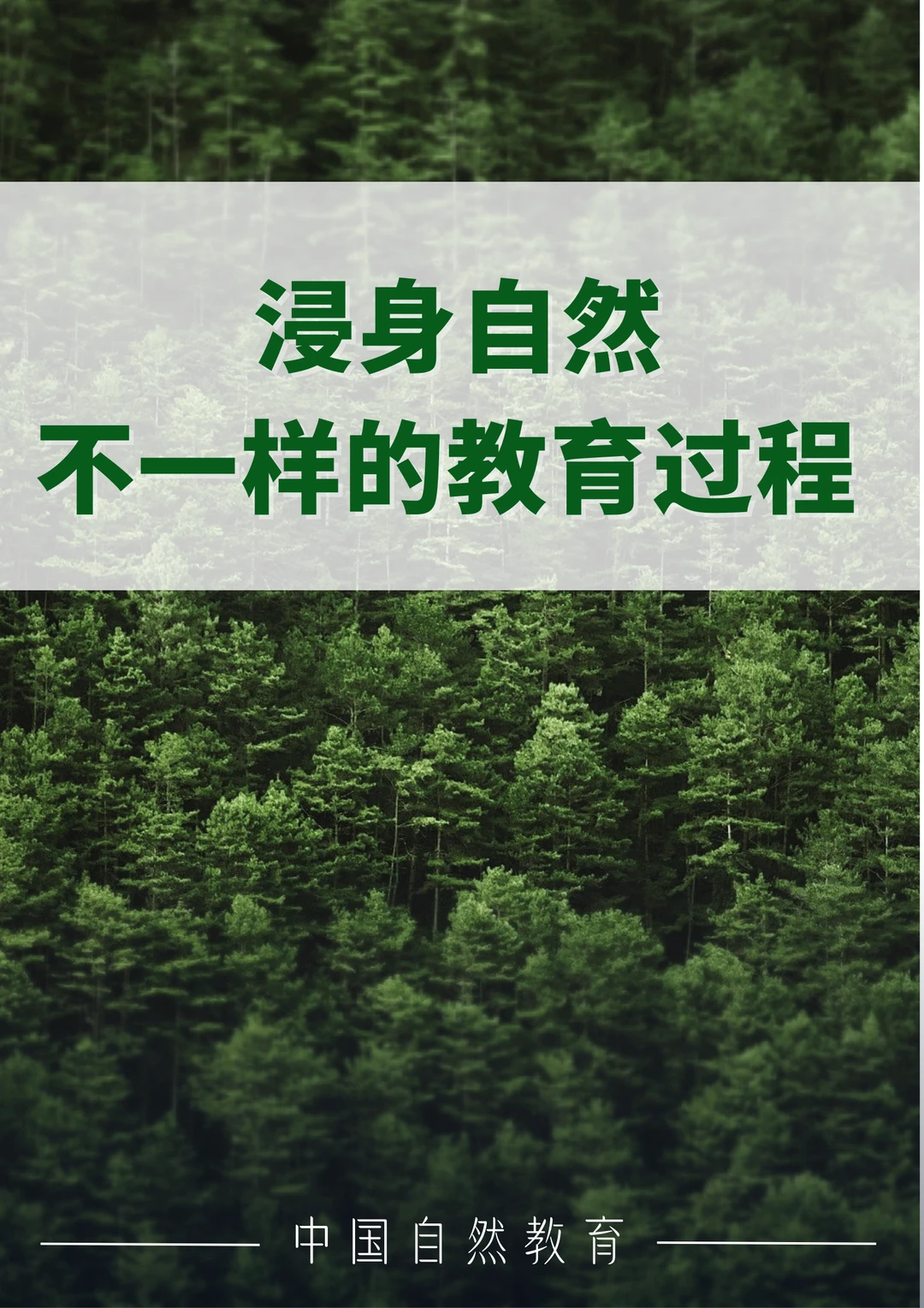 什么是自然教育？