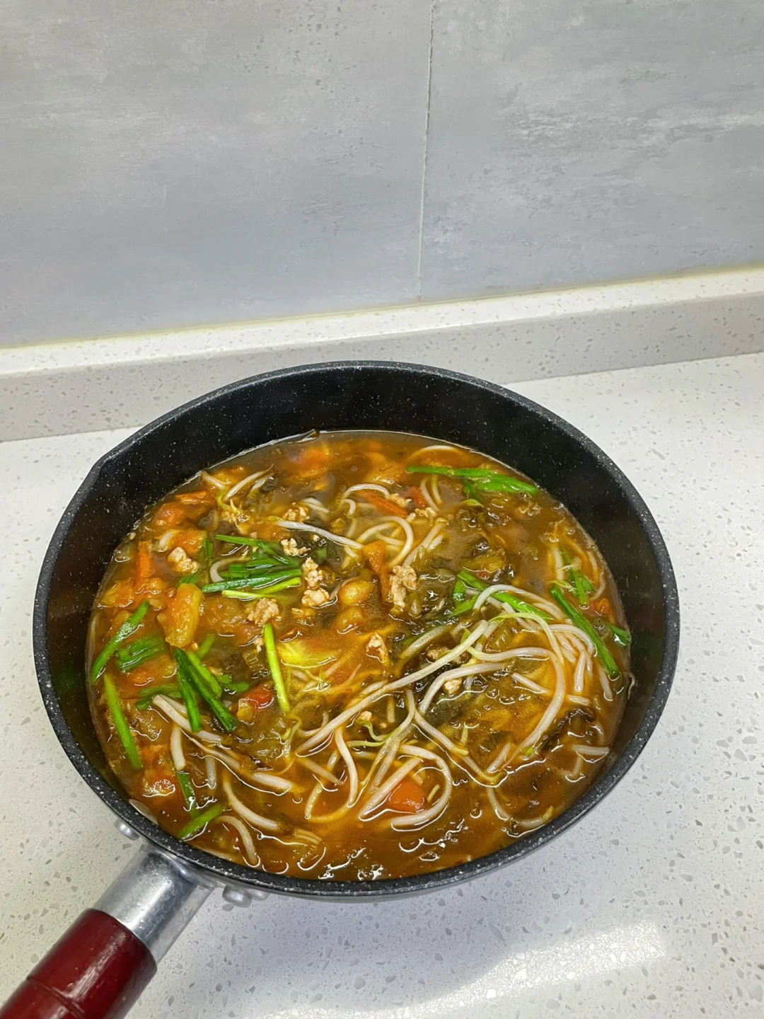 一个人能吃一盆的小锅米线，一定要学会呀🤤