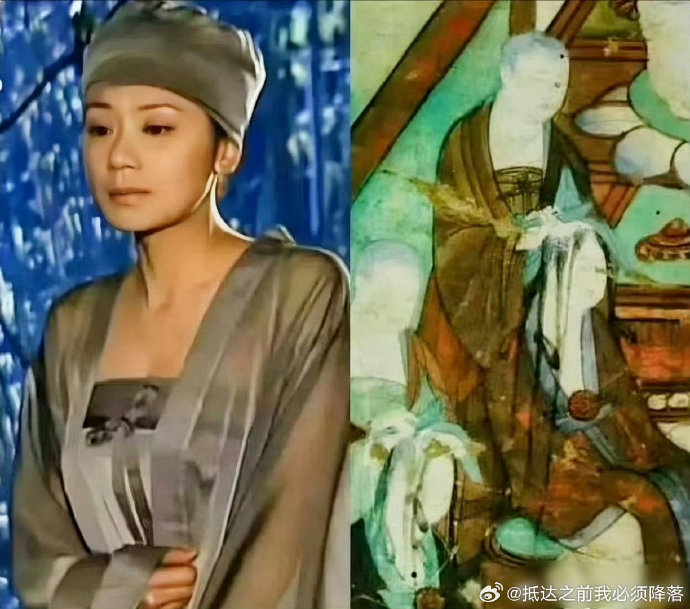 原来古人真的这么穿过，看来现代人还是保守了，错怪了贾静雯