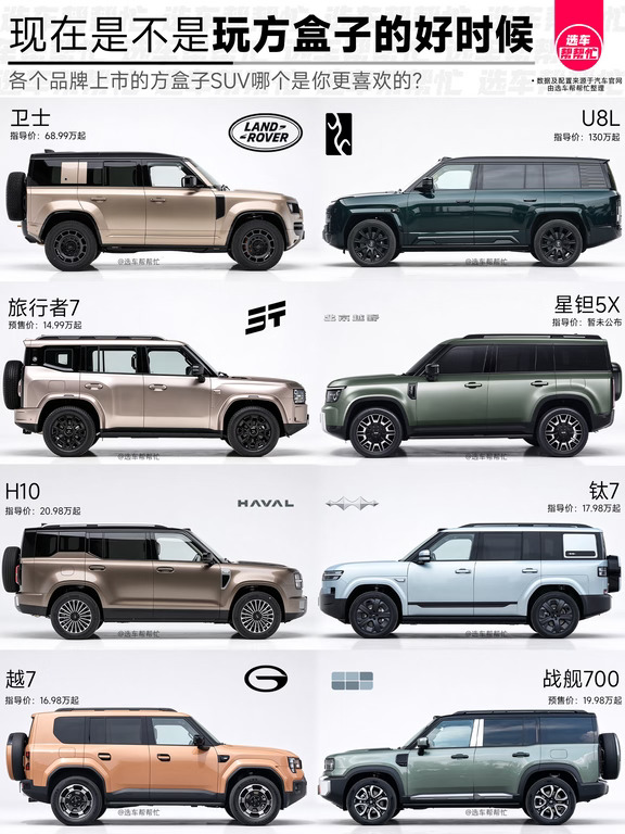 现在是选方盒子SUV的最好时候吗❓
