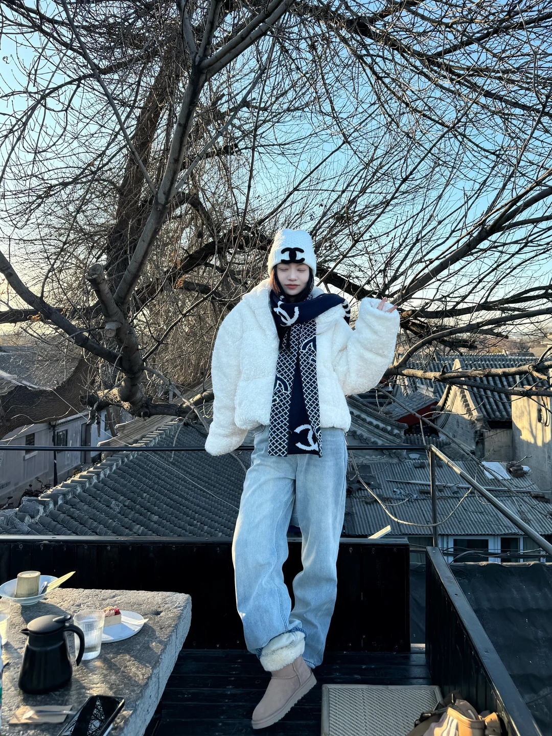 冬天这样穿吧❄️18套围巾穿搭~