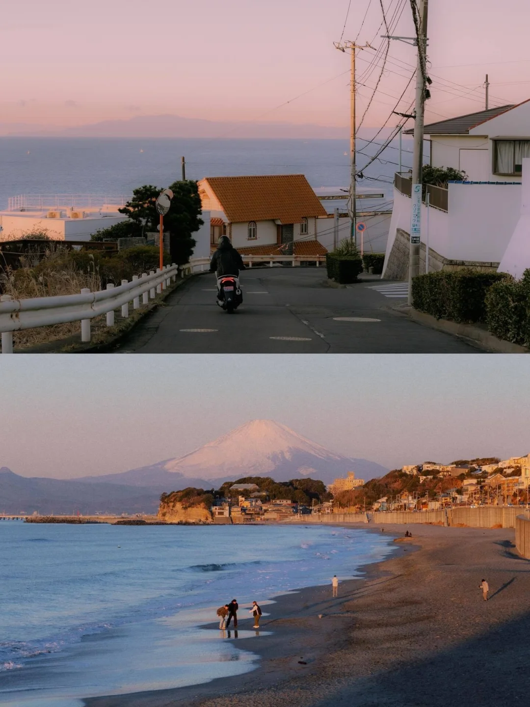 “夜幕时分的江之岛”