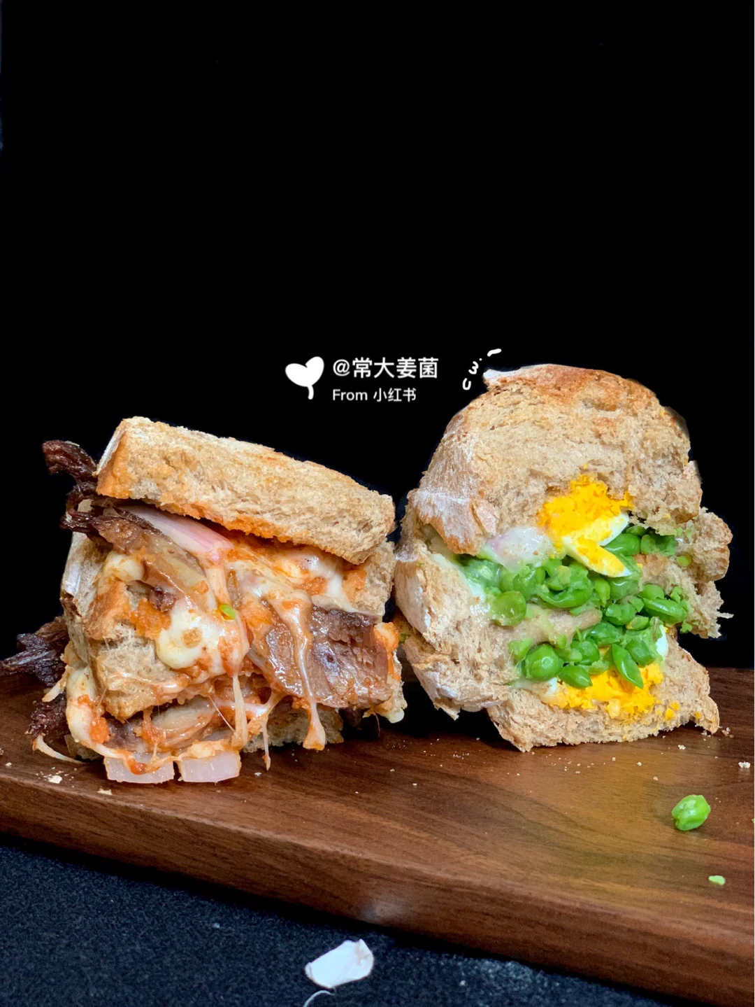 素食汉堡 | 牛腱子芝士汉堡🍔减脂健身餐