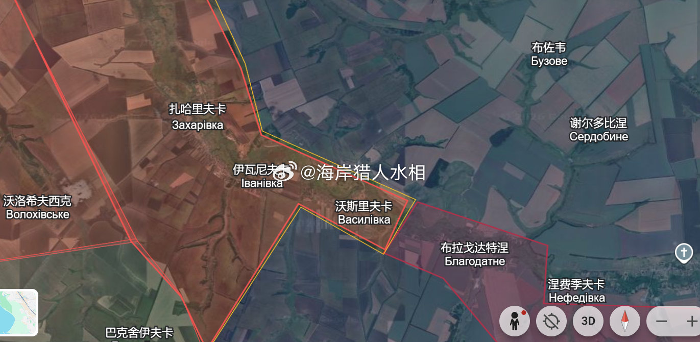 大布尔卢克方向，将扎哈里夫卡，伊瓦尼夫卡和沃斯里夫卡调为红区，前两天北集宣的其他三个需进一步确认。

欢迎加入:

#俄乌局势新进展##汤家凤呼吁取消英语主科地位##海岸猎人水相[超话]# ​