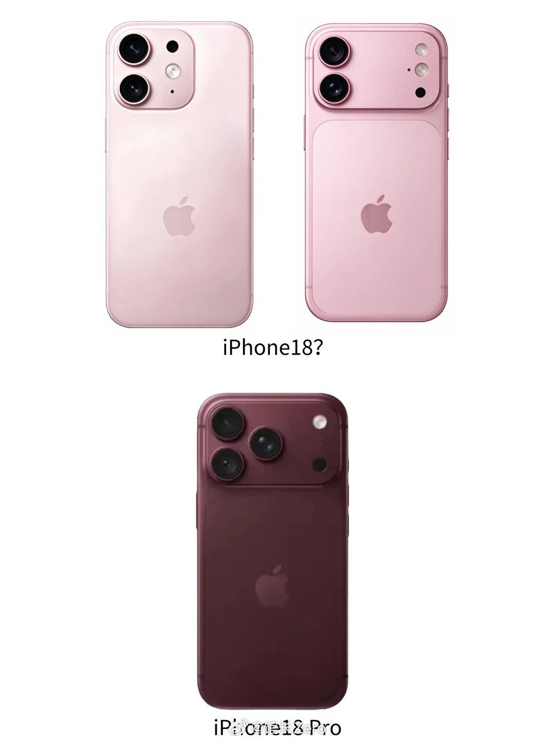 如果iPhone18长这样，和18Pro哪一个好看？
其实18好不好看是一回事，改成这样预计会和18Pro一样加强散热，打游戏、拍照、充电更凉快，其实挺好的[挖鼻]，现在苹果都比较讲究实用了。
 
#iPhone18 #iPhone18Pro #iPhone18外观曝光# ​