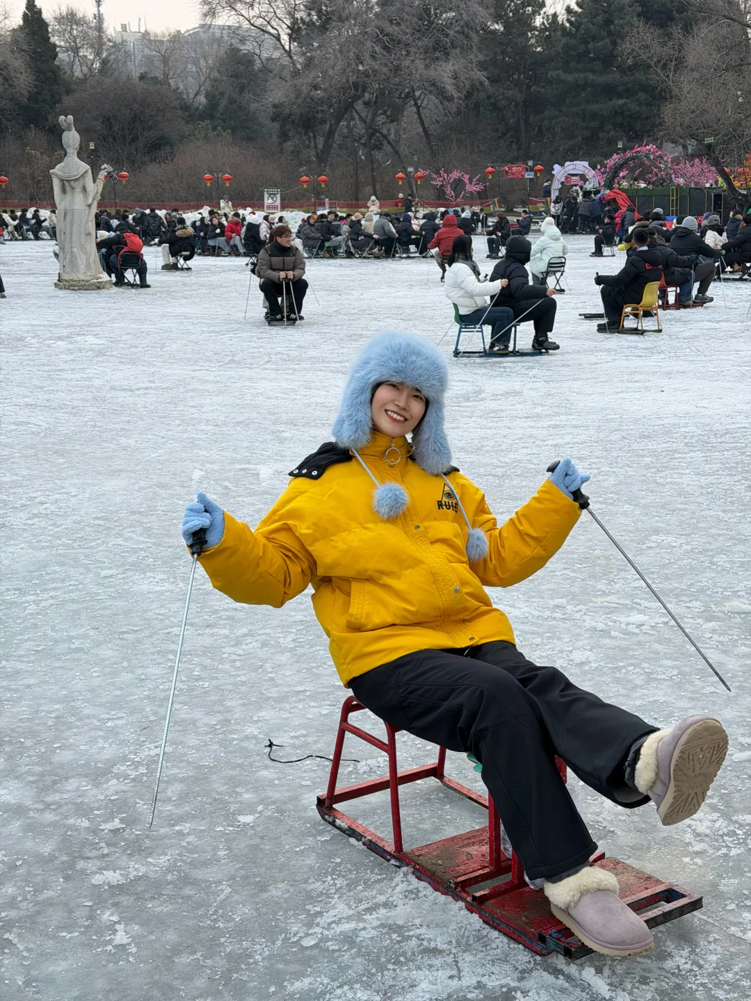 元旦北陵实测❗️沈阳人有自己的冰雪大世界❄️