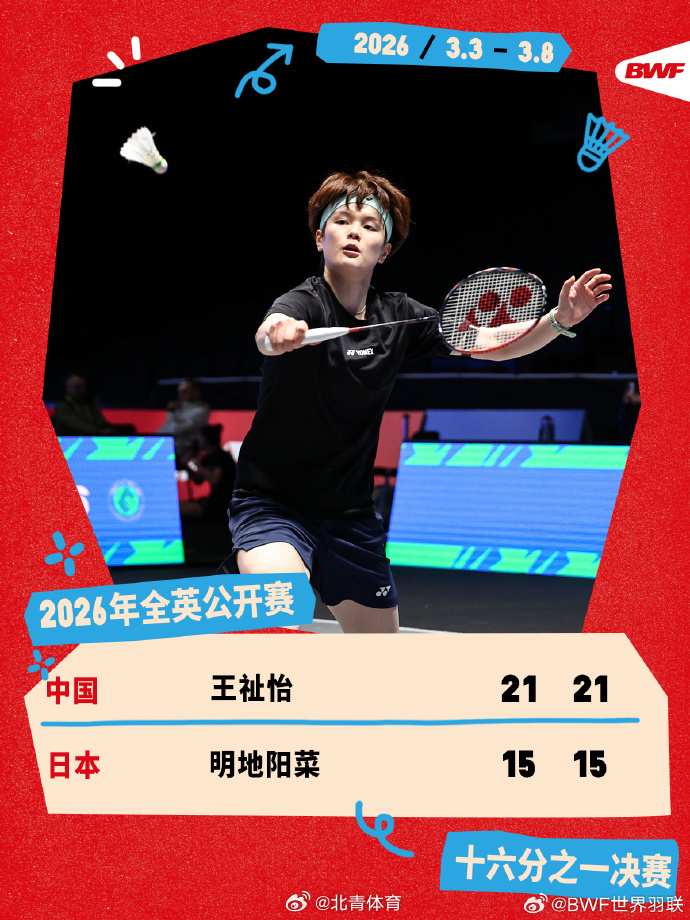 ​ 首轮赛况🔥  王祉怡2-0明地阳菜  王祉怡直落两局战胜对手，顺...