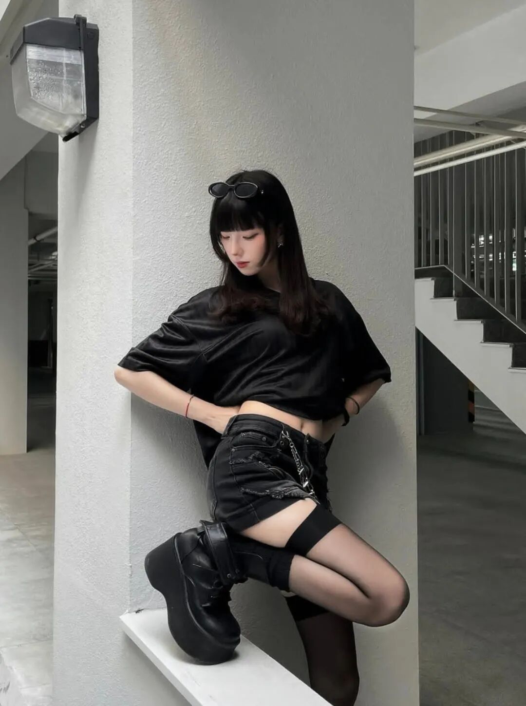 少女摄影|NO.0075期 暗黑系酷拽女孩街拍 ，摄影怎么表现