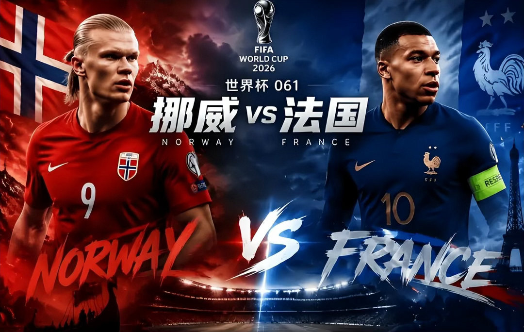 挪威 vs 法国两大核心：姆巴佩 VS 哈兰德  1. 进球数据持平两...