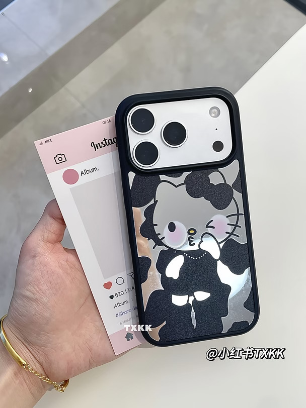 黑框镜面手机壳