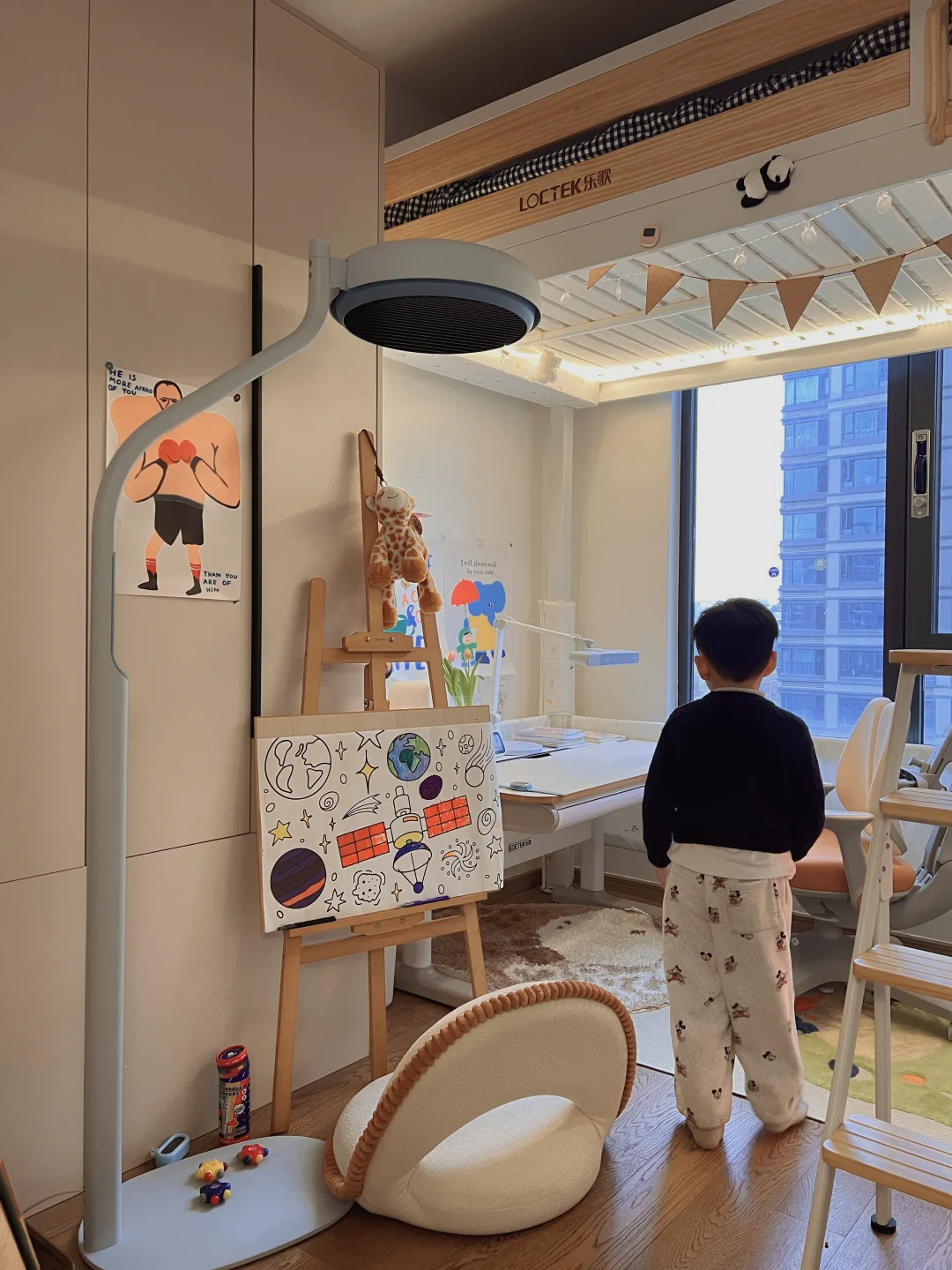 7㎡儿童房里藏了3㎡loft！麻雀虽小五脏俱全