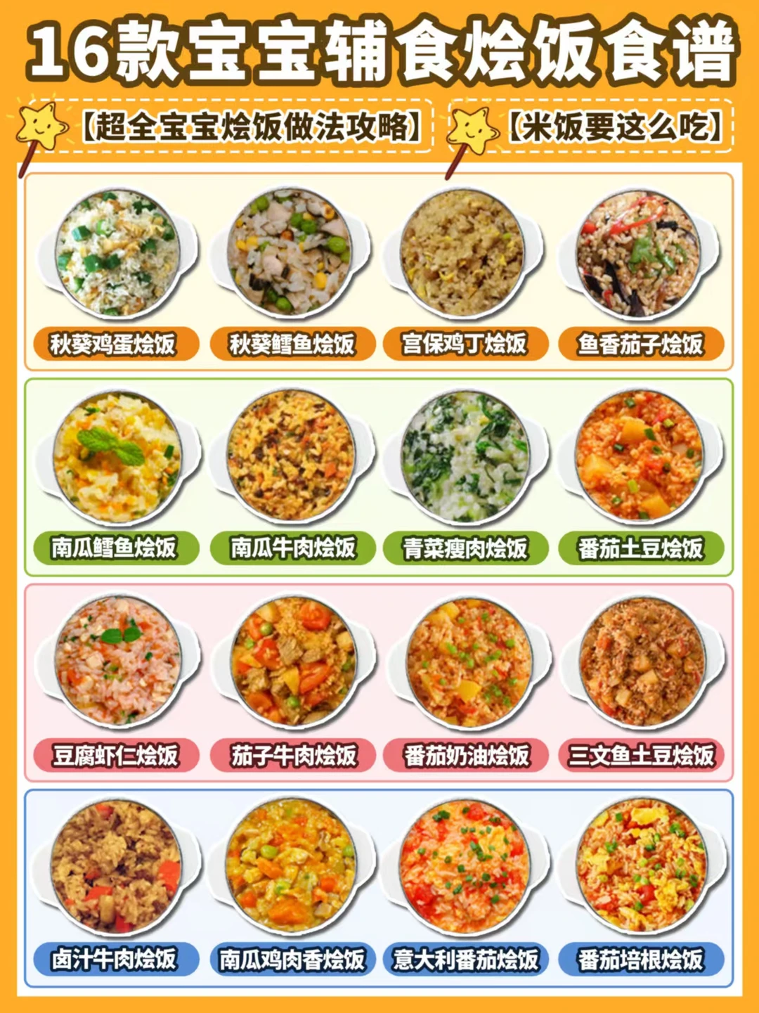 10M+宝宝辅食营养烩饭 →简单快手→不重样