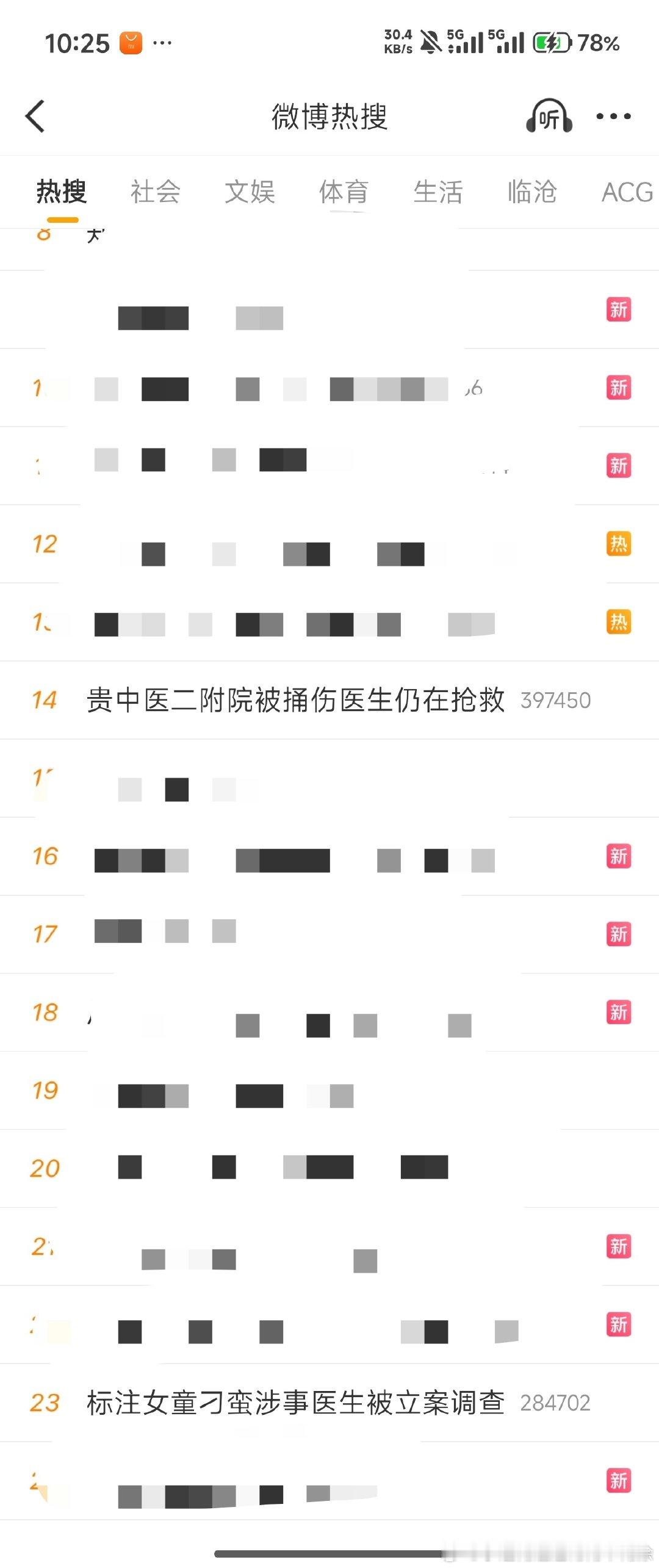 《贵中医二附院被捅医生正在抢救》
《标注女童刁蛮涉事医生被立案调查》
两个tag放一起，世间荒诞至此。
他失去的只是生命，而她失去了尊严啊。
[无聊][无聊][无聊][无聊][无聊][无聊][无聊][无聊][无聊][无聊][无聊][无聊] ​
