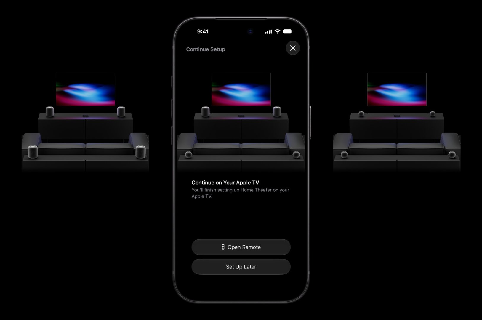 这个是利用Apple TV设置
HomePod环绕声的界面
连接HomePod 2的时候
HomePod mini 2 
可以充当后置环绕音箱
组成一套环绕声系统 ​