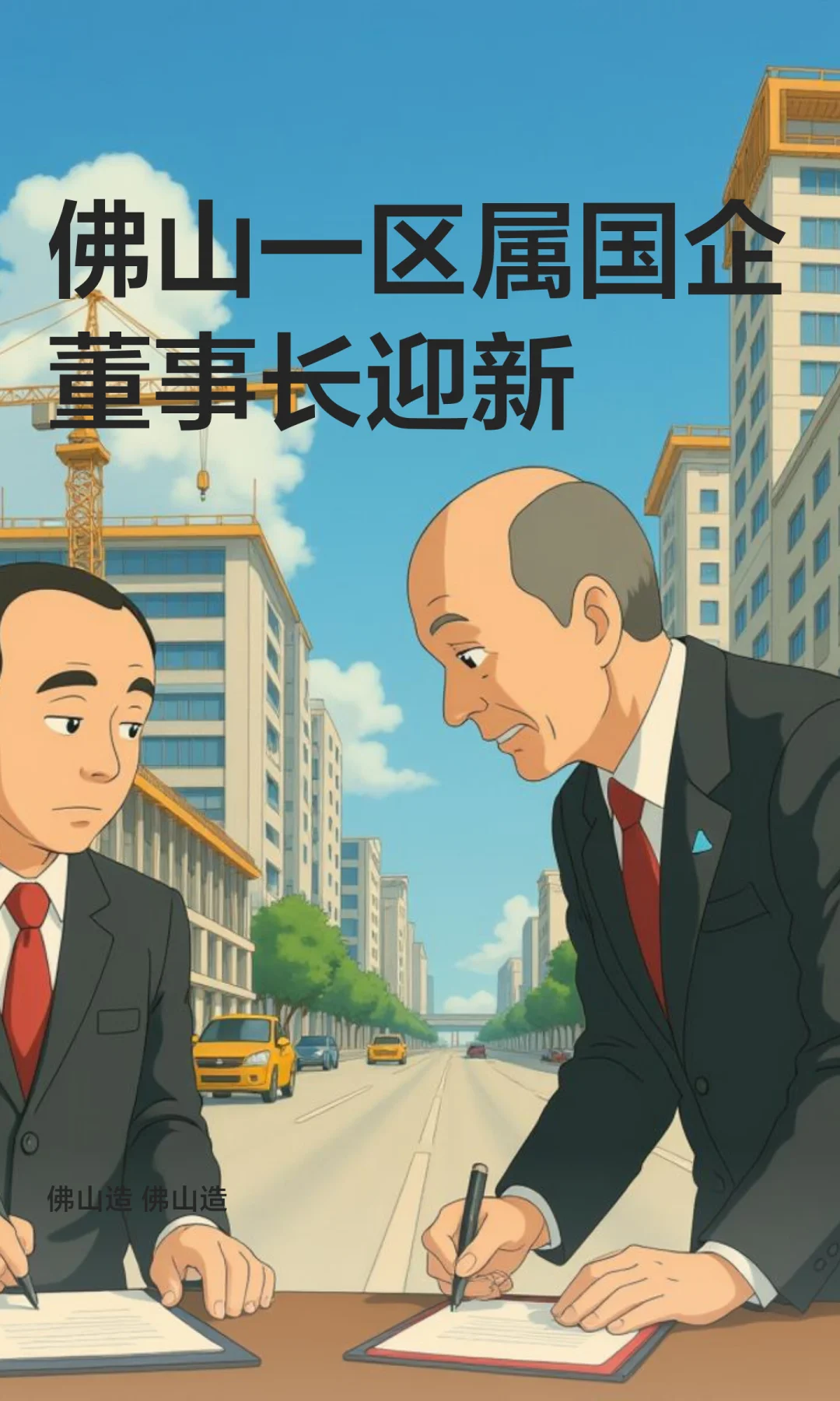 佛山一区属国企董事长迎新