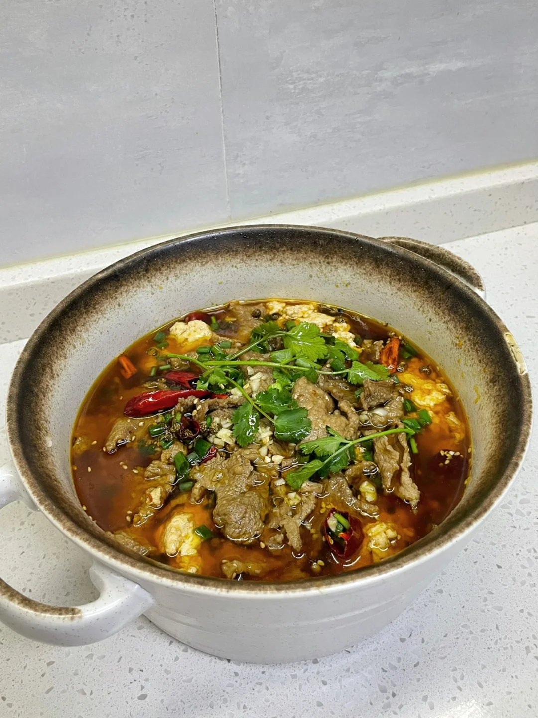 无敌下饭的水煮豆花牛肉来啦，太太太好吃🤤