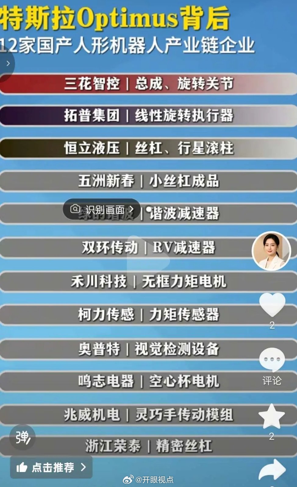 人形机器人产业链，以空间拓扑串联硬件功能节点。
人形机器人产业链，本质是一套硬件模块化空间拓扑体系。每一家企业对应的零部件，就是独立功能节点：关节、执行器、丝杠、减速器、力矩电机、传感器、视觉模组、灵巧手，各自为空间中的离散点位。线性视角只能单独看某一个零件参数；用空间拓扑去看， ​