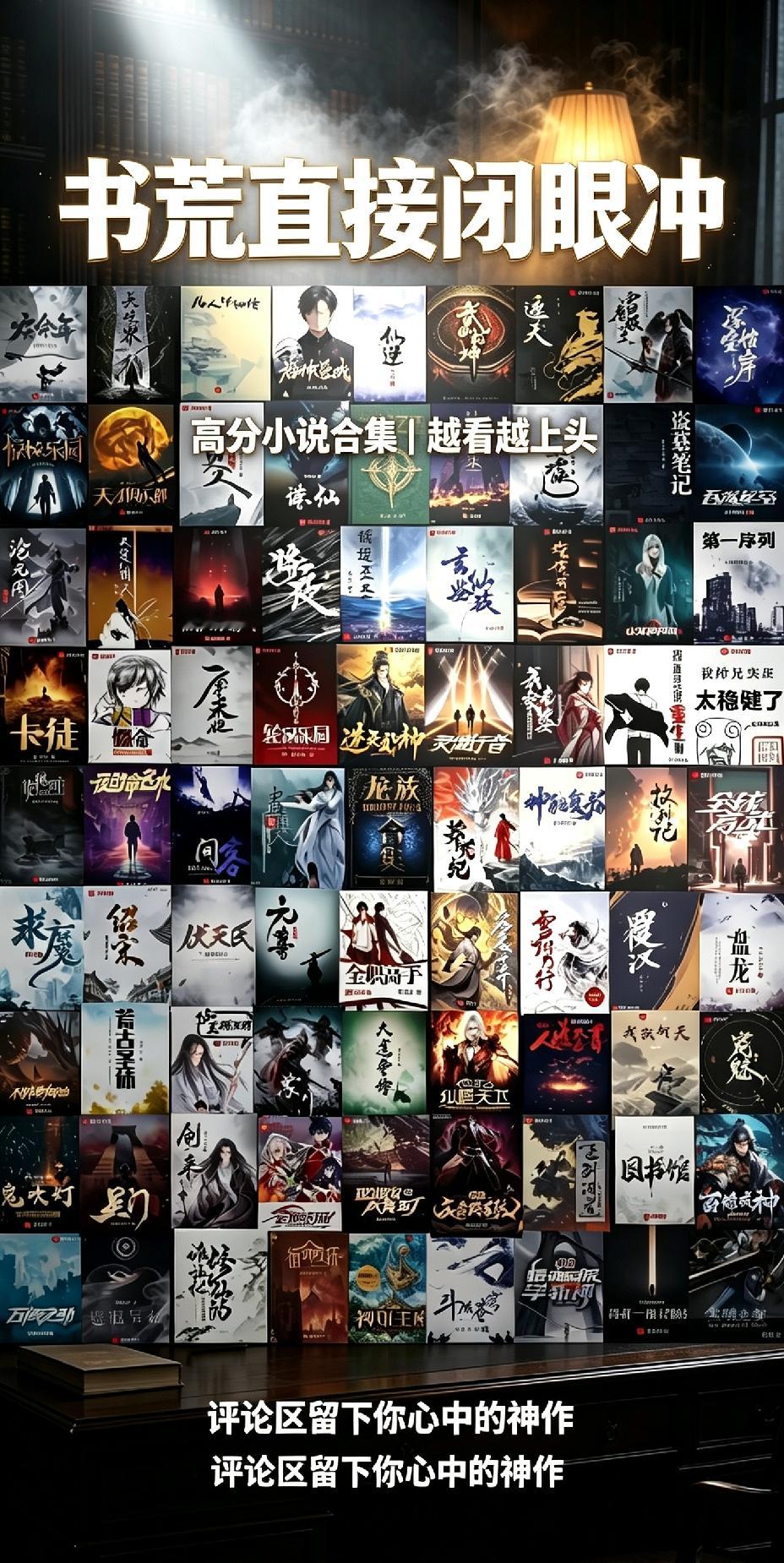 书荒救星🔥百本网文合集｜熬夜也要追完的神作
 
谁懂书荒的痛苦啊😭
翻来翻去找不到合胃口的小说
整理了一大波口碑网文，玄幻、悬疑、无限流、都市全都有
老书虫直接收藏，再也不怕没书看！
 
📖玄幻仙侠类
《仙逆》《凡人修仙传》《诡秘之主》《道诡异仙》
《斗破苍穹》《武动乾坤》《诛仙》《万相之王》
修仙