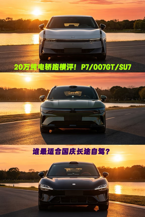国庆跨省自驾！纯电轿车到底该怎么选？