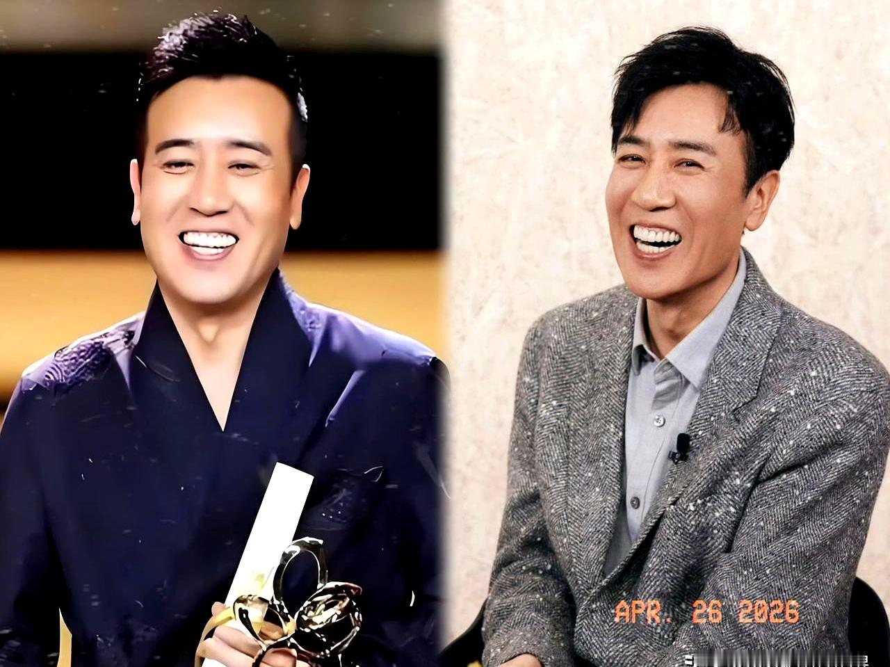 于和伟拿影帝了！终于！    北京国际电影节，张译和段奕宏颁奖，仨人在...