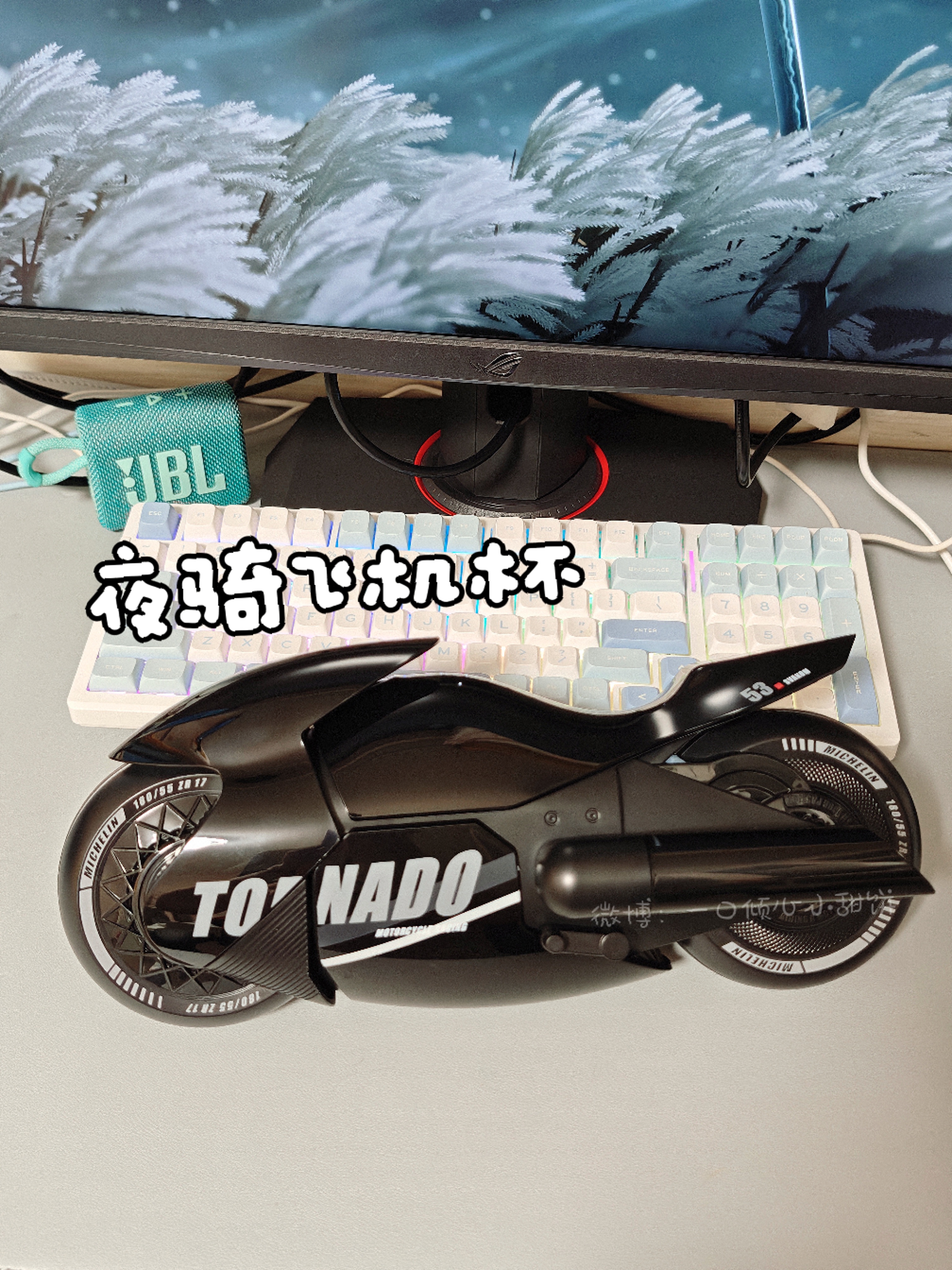 🏍️🏍️夜骑飞机杯  完全就是男人的梦想来的  机车和🛩️杯的完...