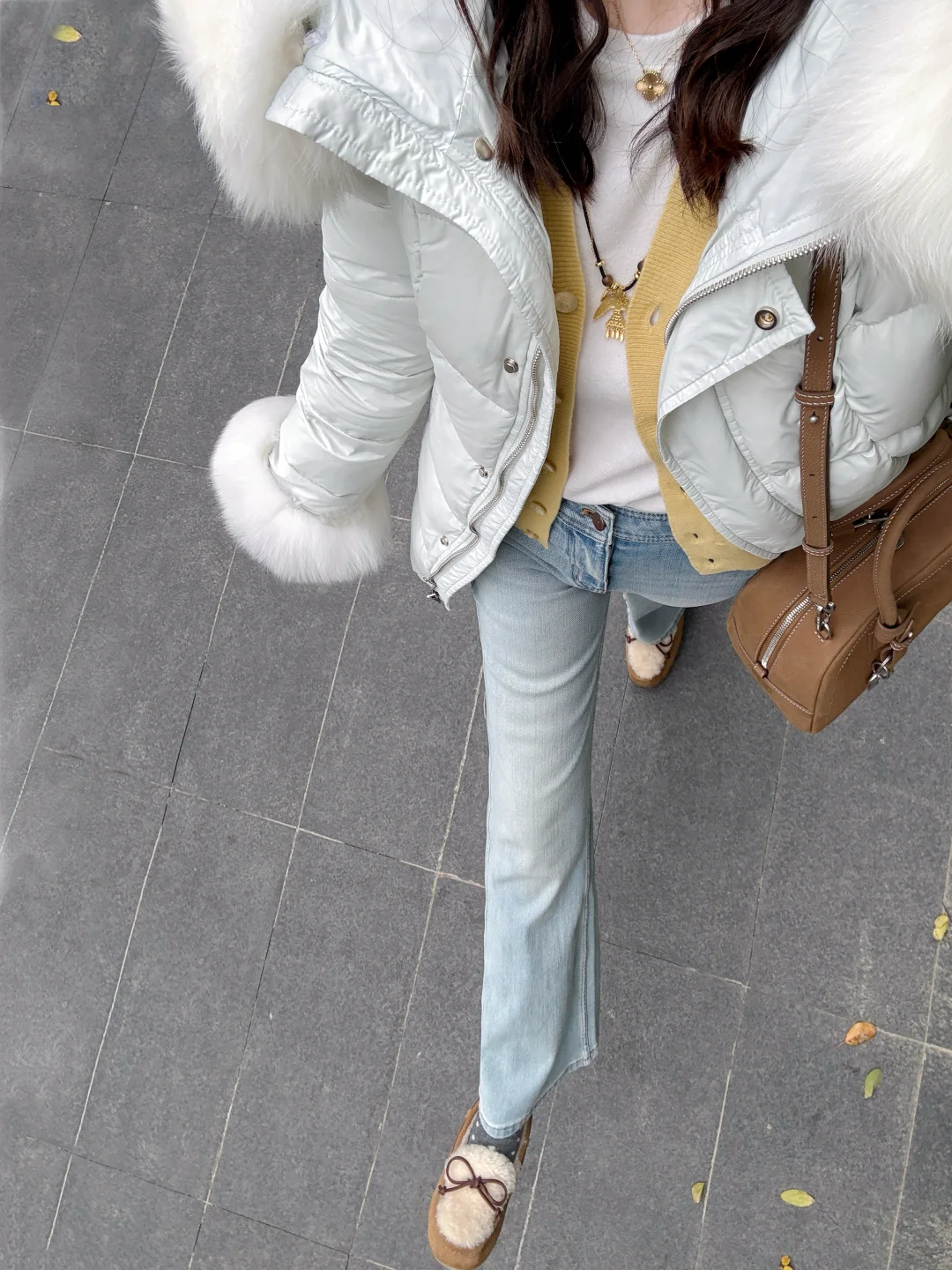 冬天穿的漂亮羽绒服🍂基础款叠穿也太绝了！