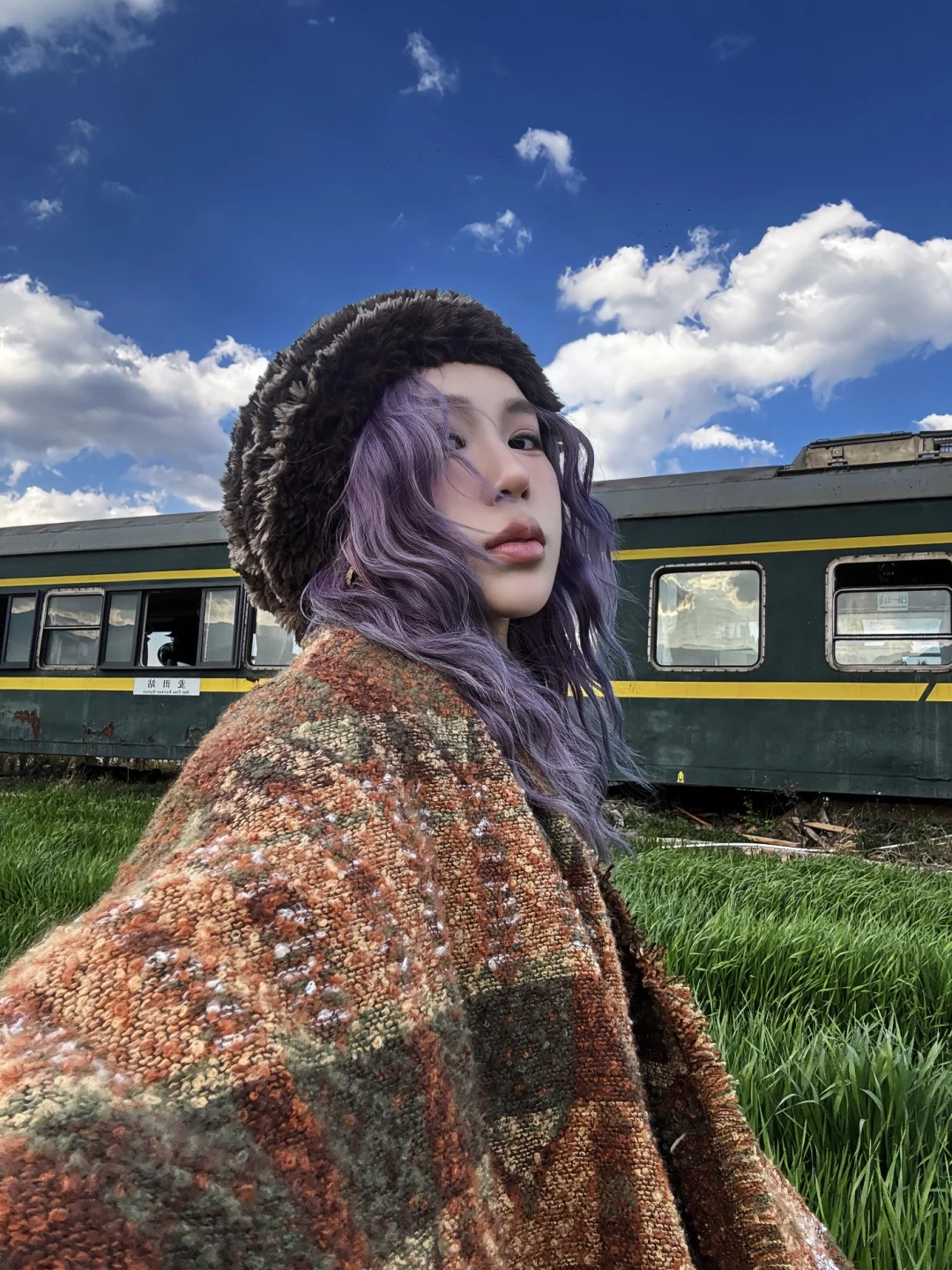 大理这个麦田拍照也太绝了‼️开往春天的列车