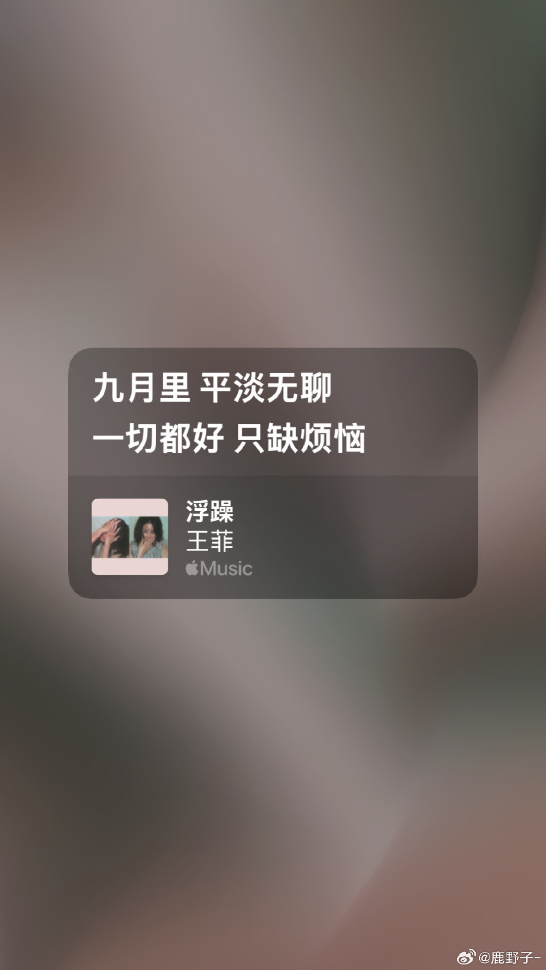 希望看到这条微博的人，这个九月一切都好，只缺烦恼～ ​