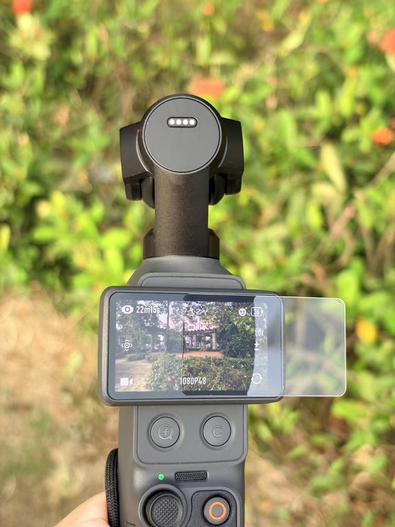 大疆pocket4pro贴了AR膜真的很明显‼️