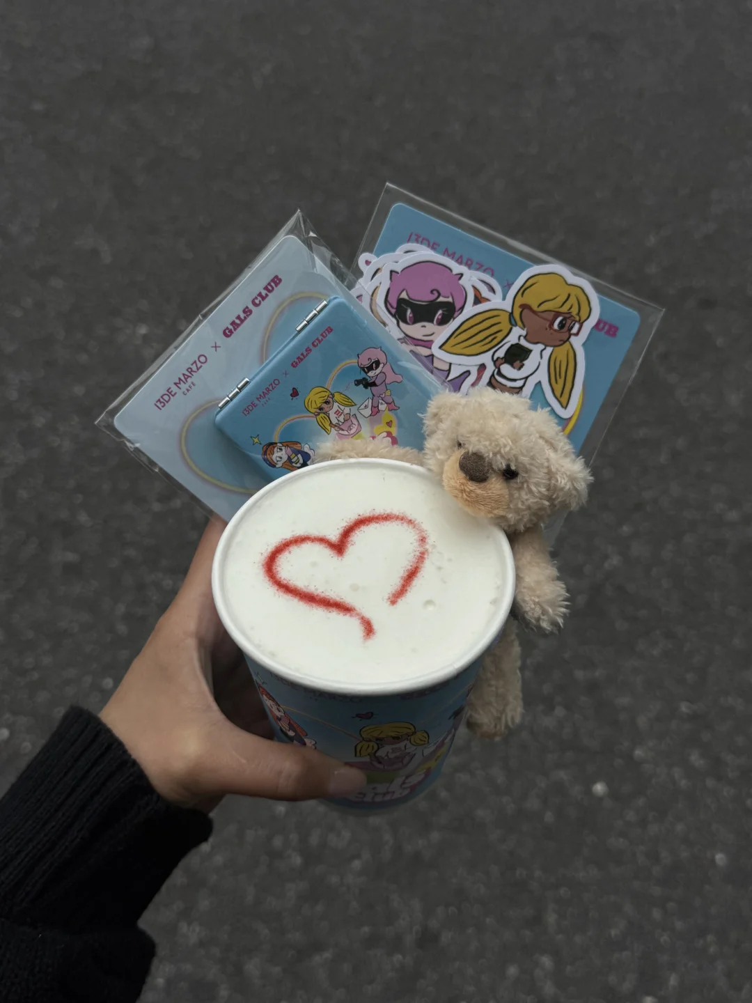 安福路顶流小熊🐻领到了……
